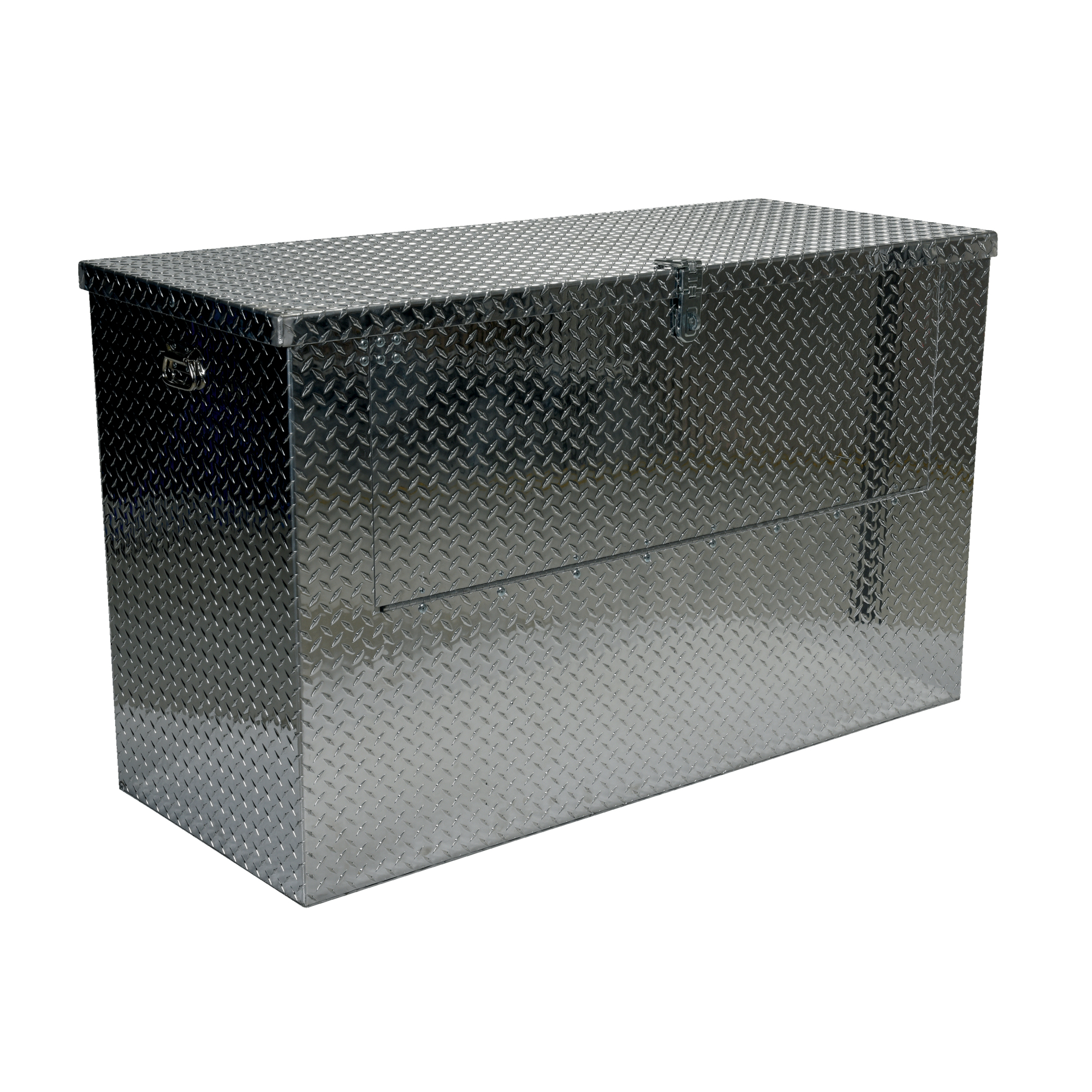 Vestil Aluminum Portable Toolbox - 16 Cu. Ft. Capacity, Fold Down Front Door, Lockable, Model# APTS-2448-FD